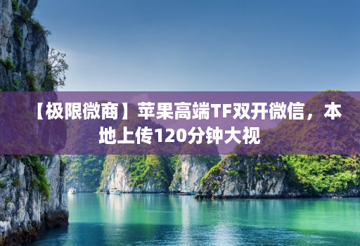 【极限微商】苹果高端TF双开微信，本地上传120分钟大视