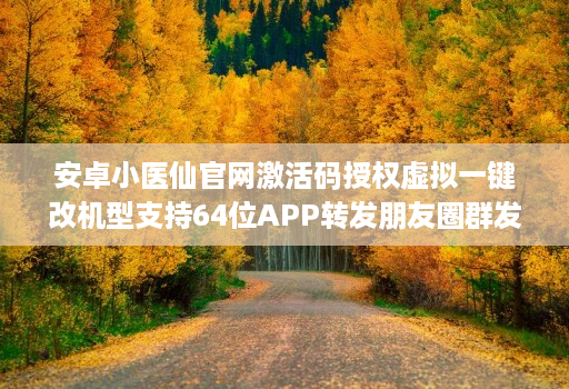 安卓小医仙官网激活码授权虚拟一键改机型支持64位APP转发朋友圈群发