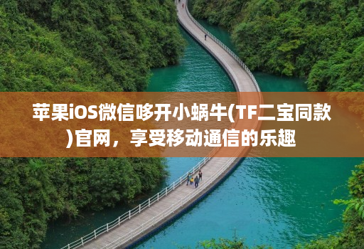 苹果iOS微信哆开小蜗牛(TF二宝同款)官网，享受移动通信的乐趣