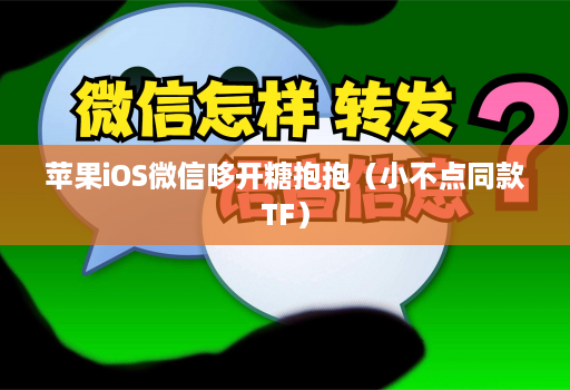 苹果iOS微信哆开糖抱抱（小不点同款TF）