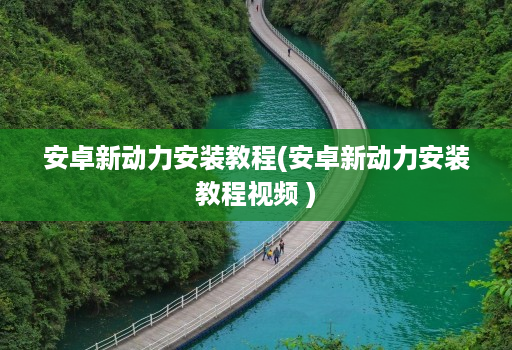 安卓新动力安装教程(安卓新动力安装教程视频 )