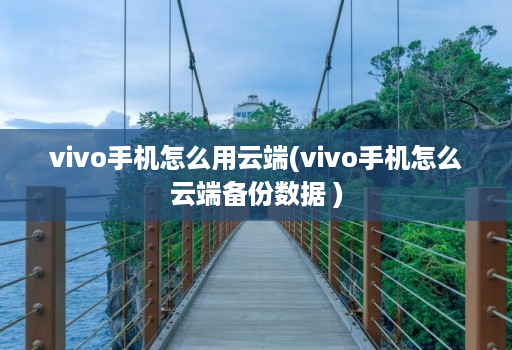 vivo手机怎么用云端(vivo手机怎么云端备份数据 )