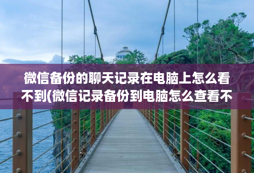 微信备份的聊天记录在电脑上怎么看不到(微信记录备份到电脑怎么查看不了 )