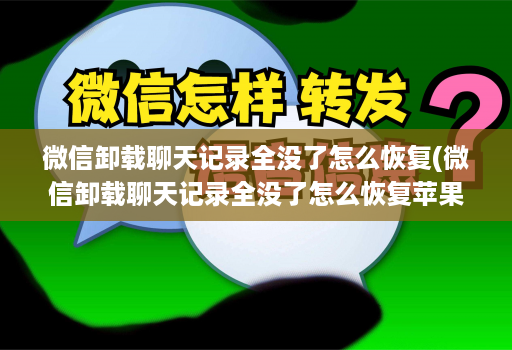 微信卸载聊天记录全没了怎么恢复(微信卸载聊天记录全没了怎么恢复<strong>苹果</strong> )