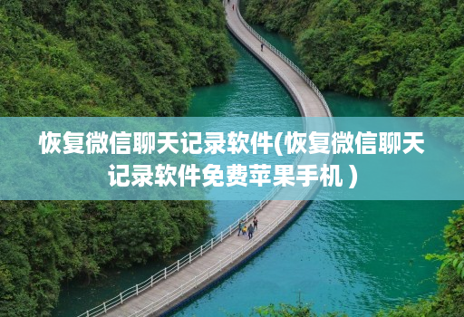 恢复微信聊天记录软件(恢复微信聊天记录软件免费<strong>苹果</strong>手机 )