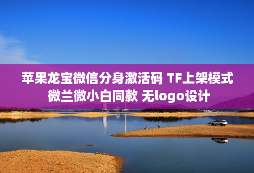 苹果龙宝微信分身激活码 TF上架模式 微兰微小白同款 无logo设计