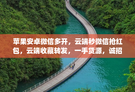 苹果安卓维信哆开，云端秒微信抢荭包，云端收藏转发，一手货源，诚招代理，有需要可在线下单