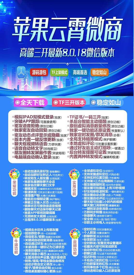 【苹果云霄微信份身激活码】跟圈转发密友万群同步《苹果云霄使用教程授权码》